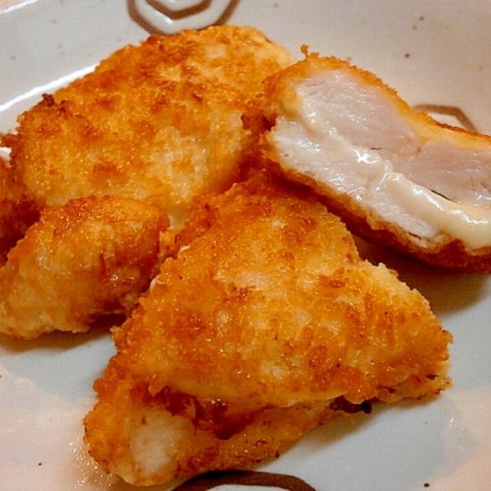 鳥ムネ肉で☆チーズチキンカツ☆